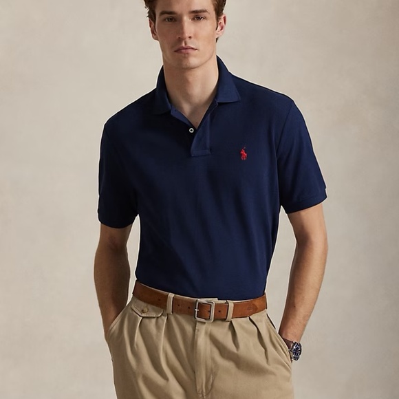 THE ICONIC MESH POLO SHIRT  Ralph Lauren Polo - Picture 2 of 5